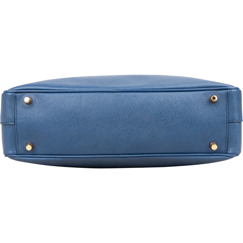 Prada Saffiano Leather Bauletto Satchel Handbag
