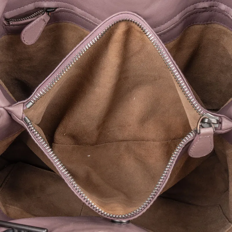 Bottega Veneta Intrecciato Leather Chain Tote Shoulder Bag