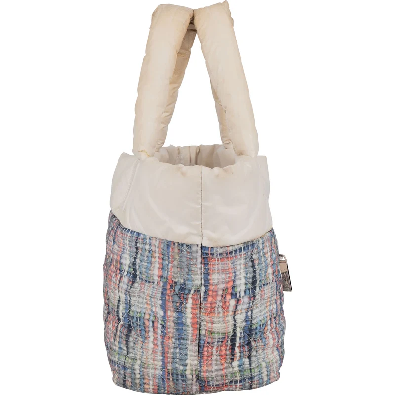 Chanel Nylon Tweed Look Coco Cocoon Tote Handbag