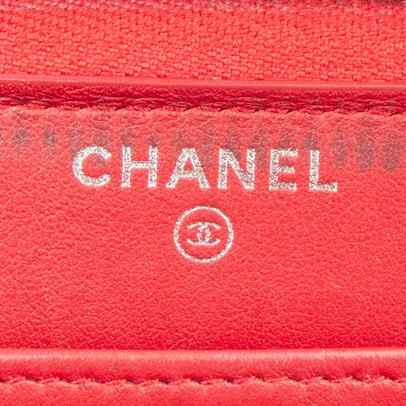 Chanel Quilted Caviar Leather CC Wallet