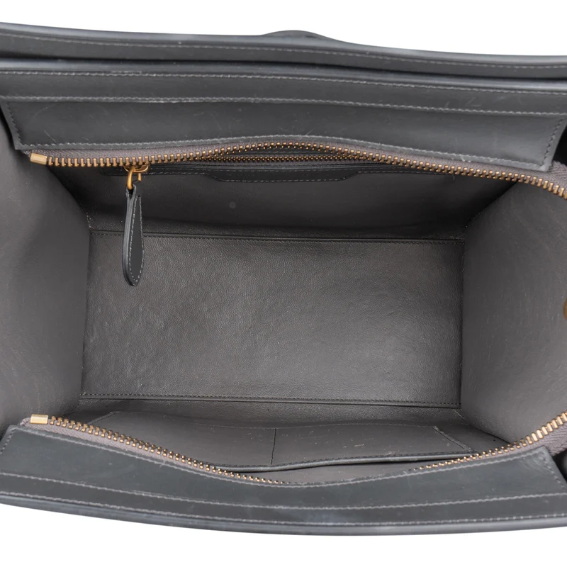 Céline Tricolor Leather Luggage Handbag