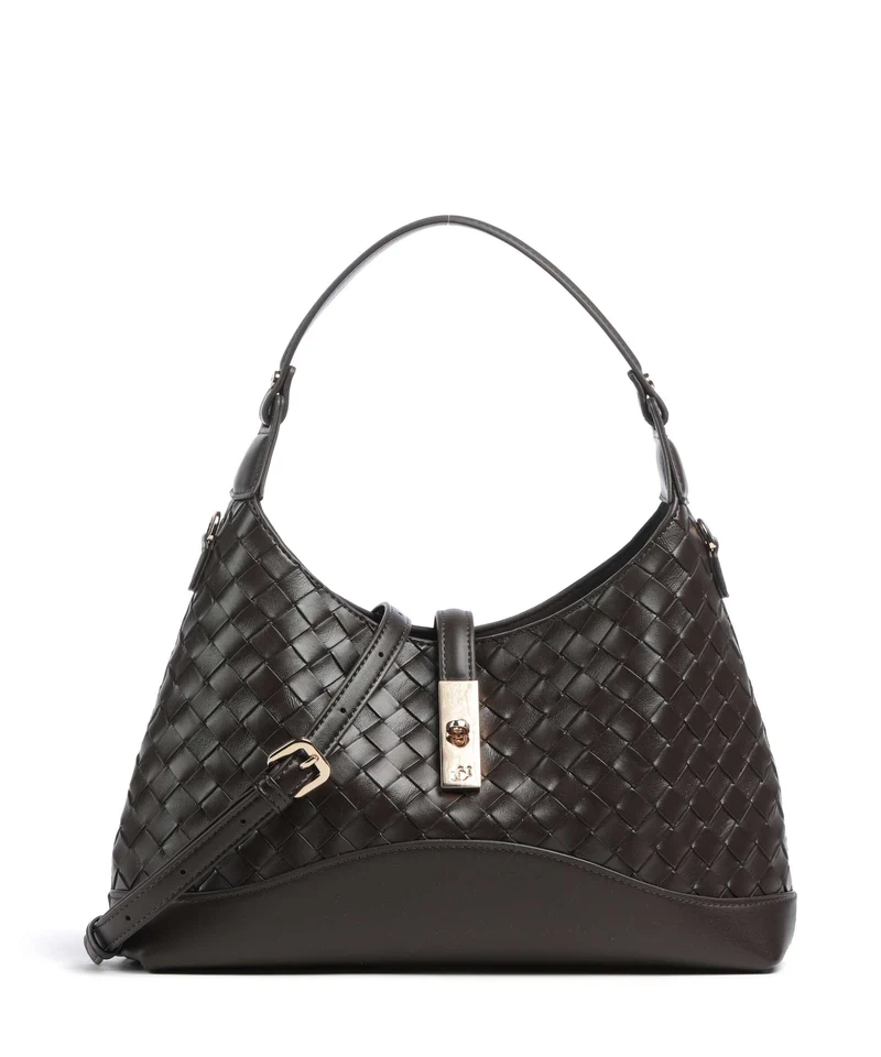 Dune London Dorset Schultertasche dark brown