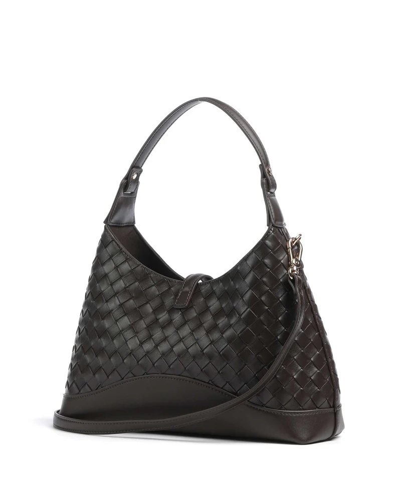 Dune London Dorset Schultertasche dark brown