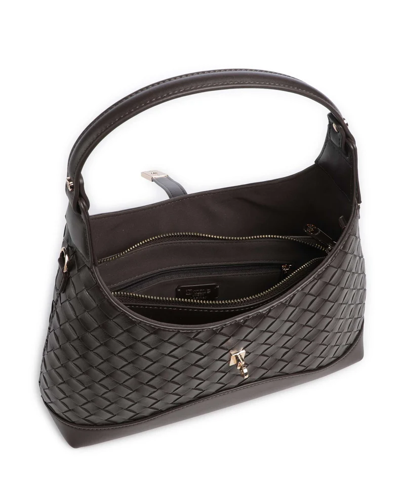 Dune London Dorset Schultertasche dark brown