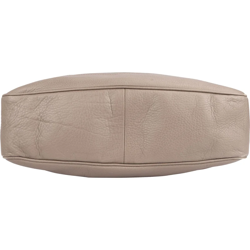 Gucci Pebbled Leather Bamboo Shopper Hobo Shoulder Bag