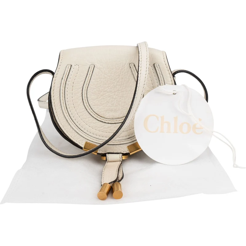 Chloé Grained Calfskin Marcie Mini Crossbody Bag