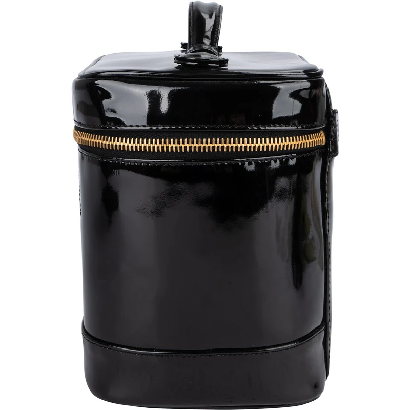 Chanel Patent Leather CC Vanity Case Handbag