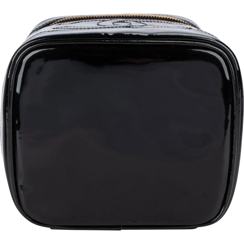 Chanel Patent Leather CC Vanity Case Handbag