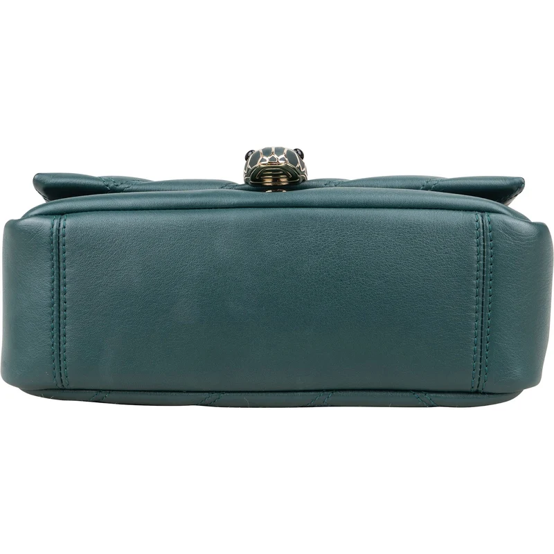 Bulgari Quilted Calfskin Serpenti Forever Shoulder Crossbody Bag