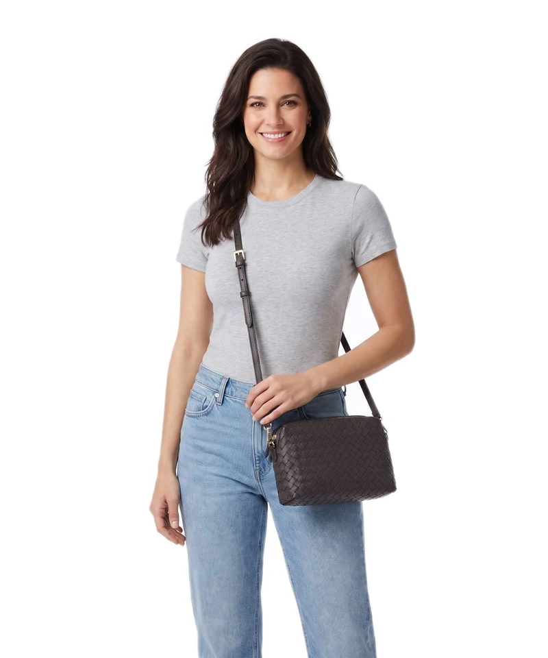 Abro Piuma Opaco Kaia Umhängetasche dark brown