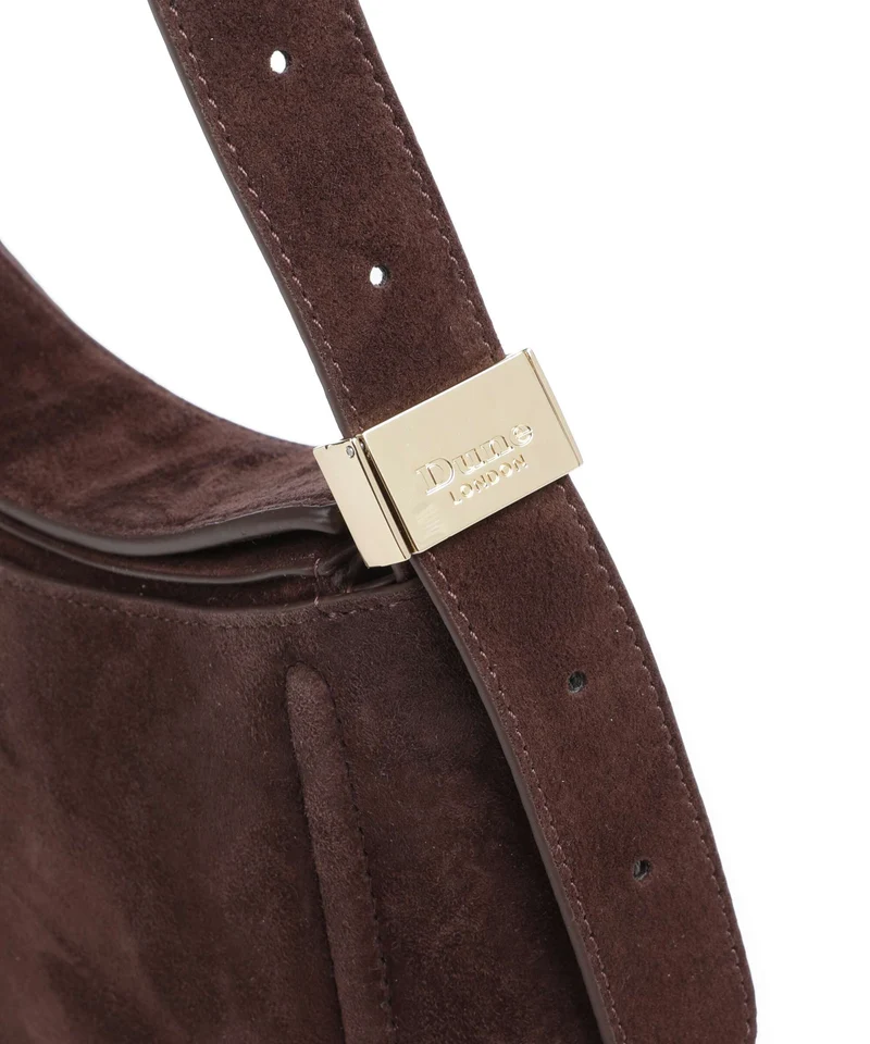 Dune London Dependent Schultertasche brown