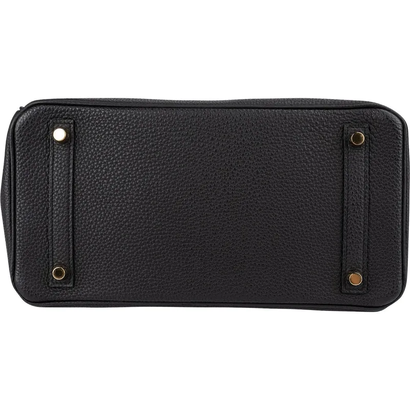Hermès Noir Togo Leather Gold Birkin 30 Handbag (2015)