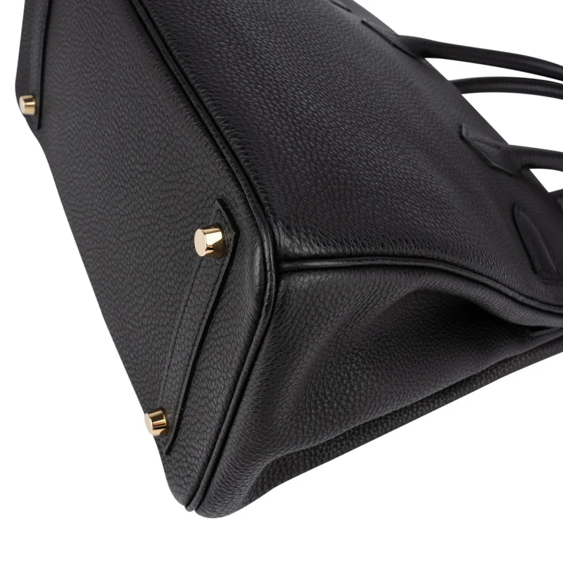 Hermès Noir Togo Leather Gold Birkin 30 Handbag (2015)