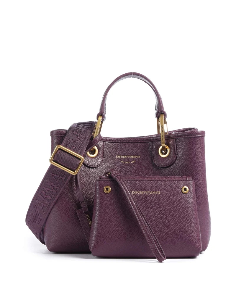 Emporio Armani My EA S Handtasche aubergine/foliage