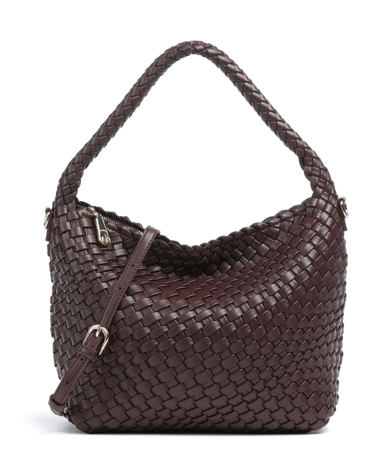 Dune London Deliberate M Bucket Handtasche burgundy