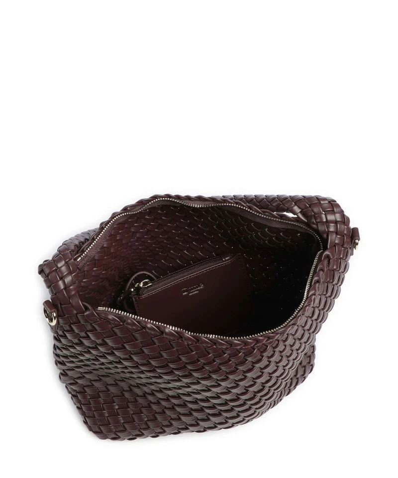 Dune London Deliberate M Bucket Handtasche burgundy