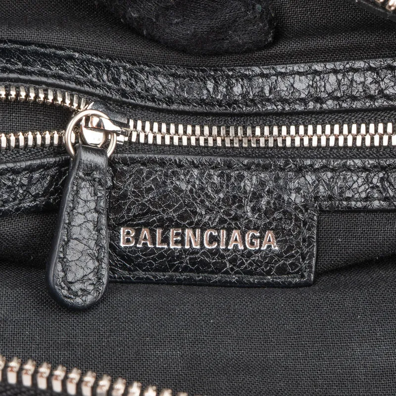 Balenciaga Graffiti Print Leather Neo Cagole City Handbag