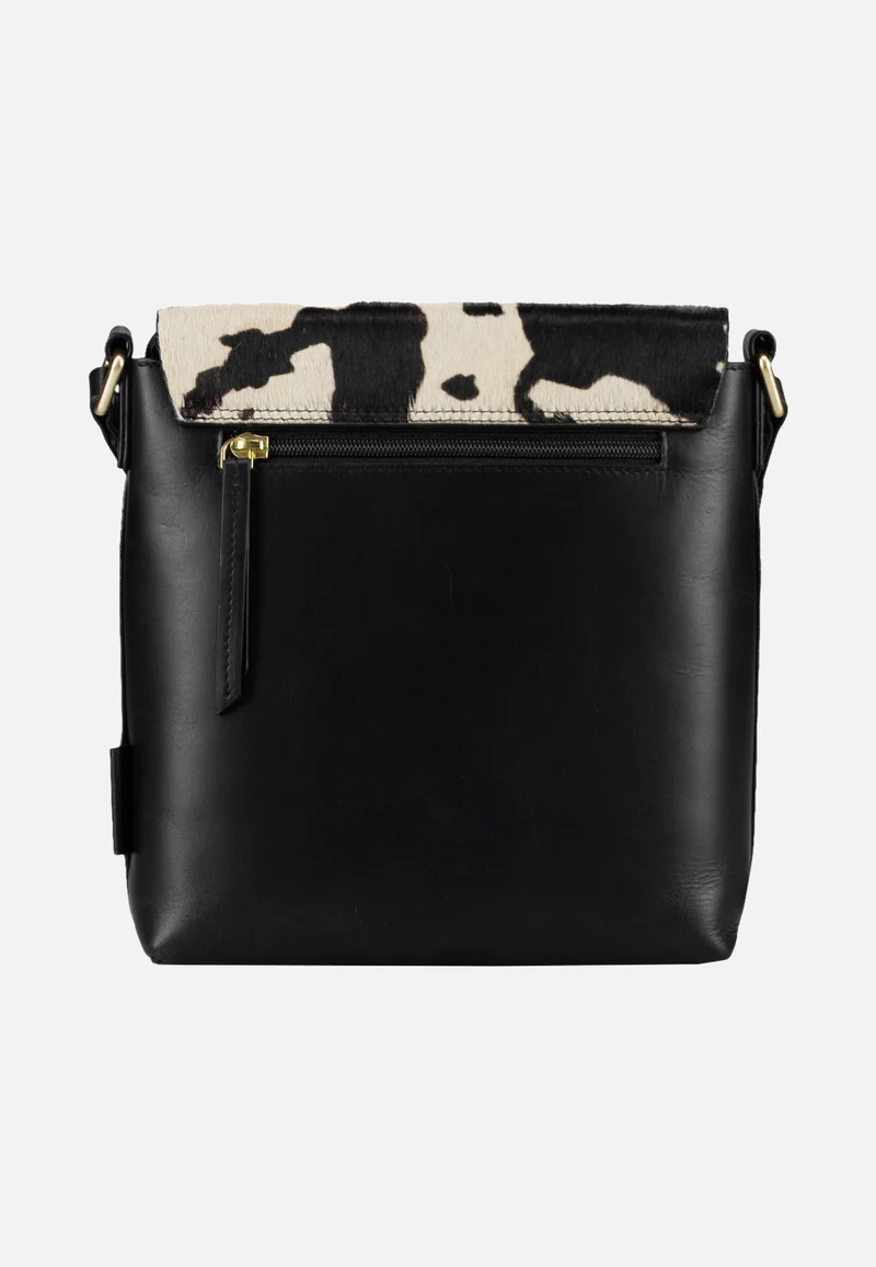 Furry Cow Shoulder Bag S 3124 Black - Schultertasche