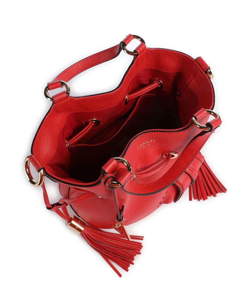 Lancel Premier Flirt S Bucket Handtasche kiss red