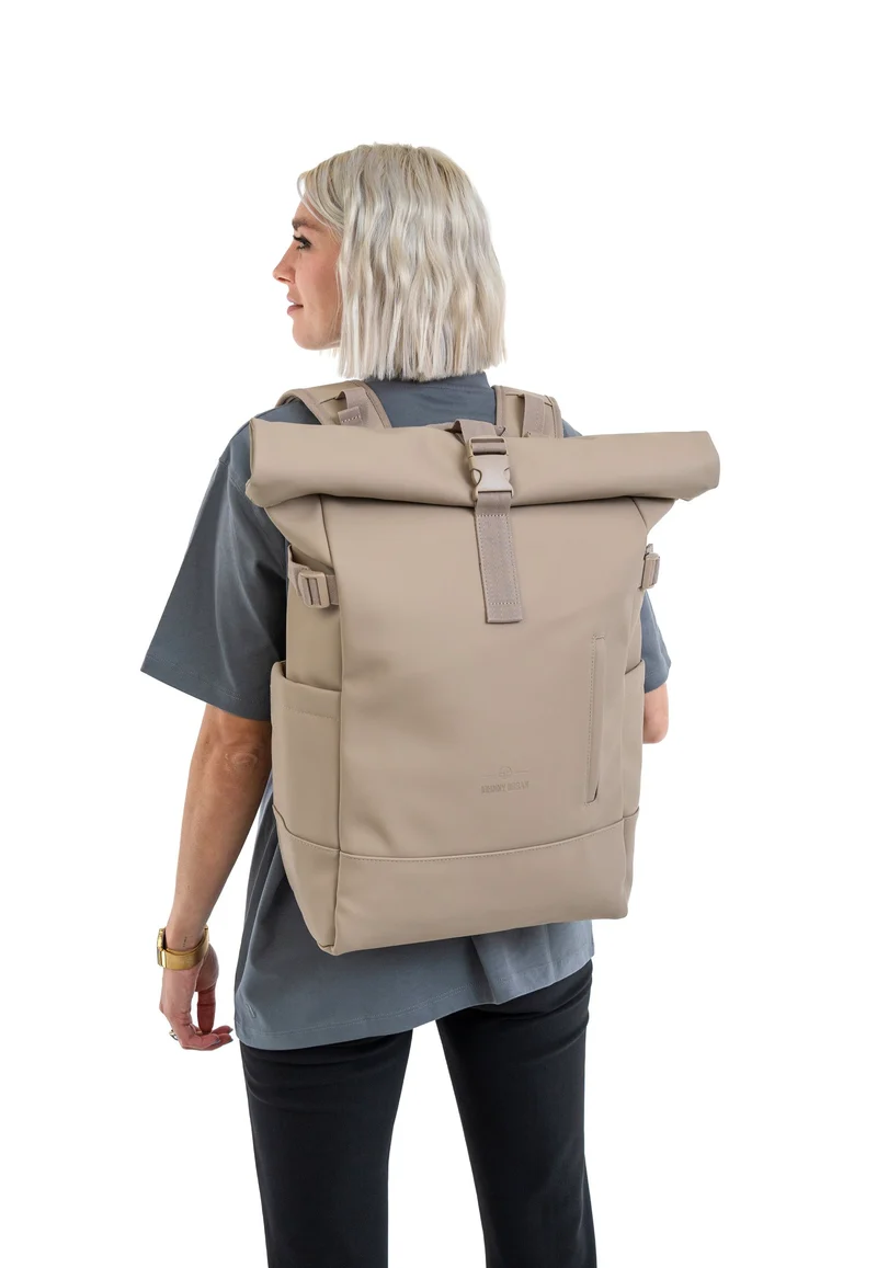 Harvey Large Sand - Rolltop Rucksack