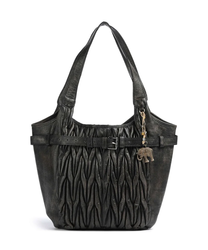 Anokhi Beuteltasche vintage braun