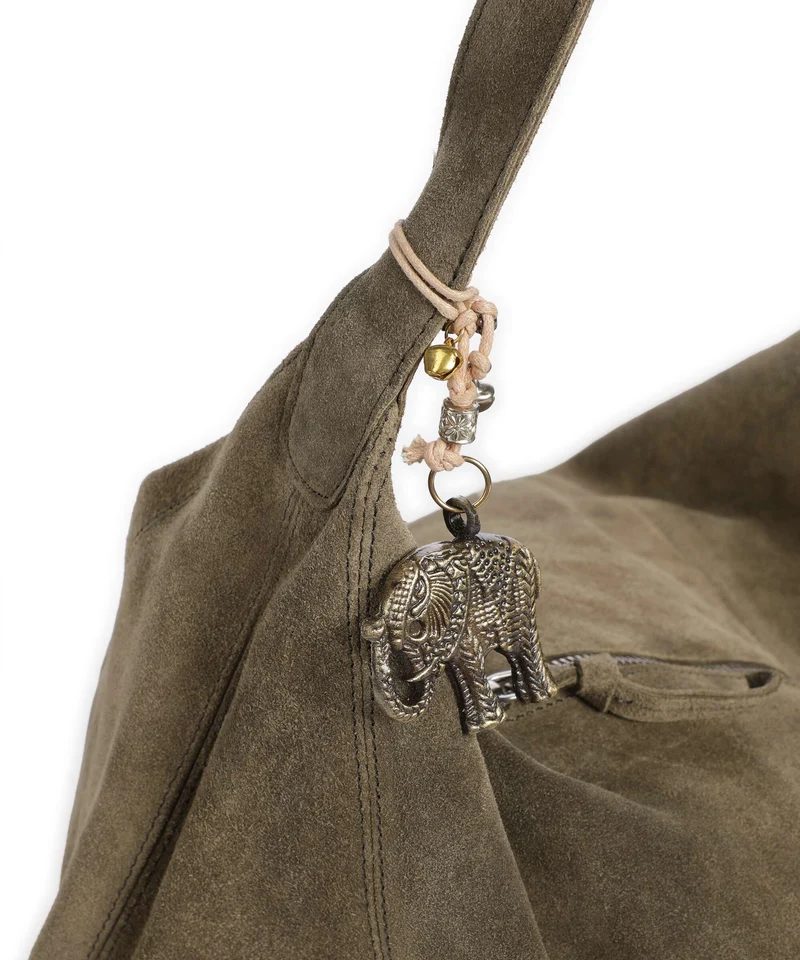 Anokhi Beuteltasche olive