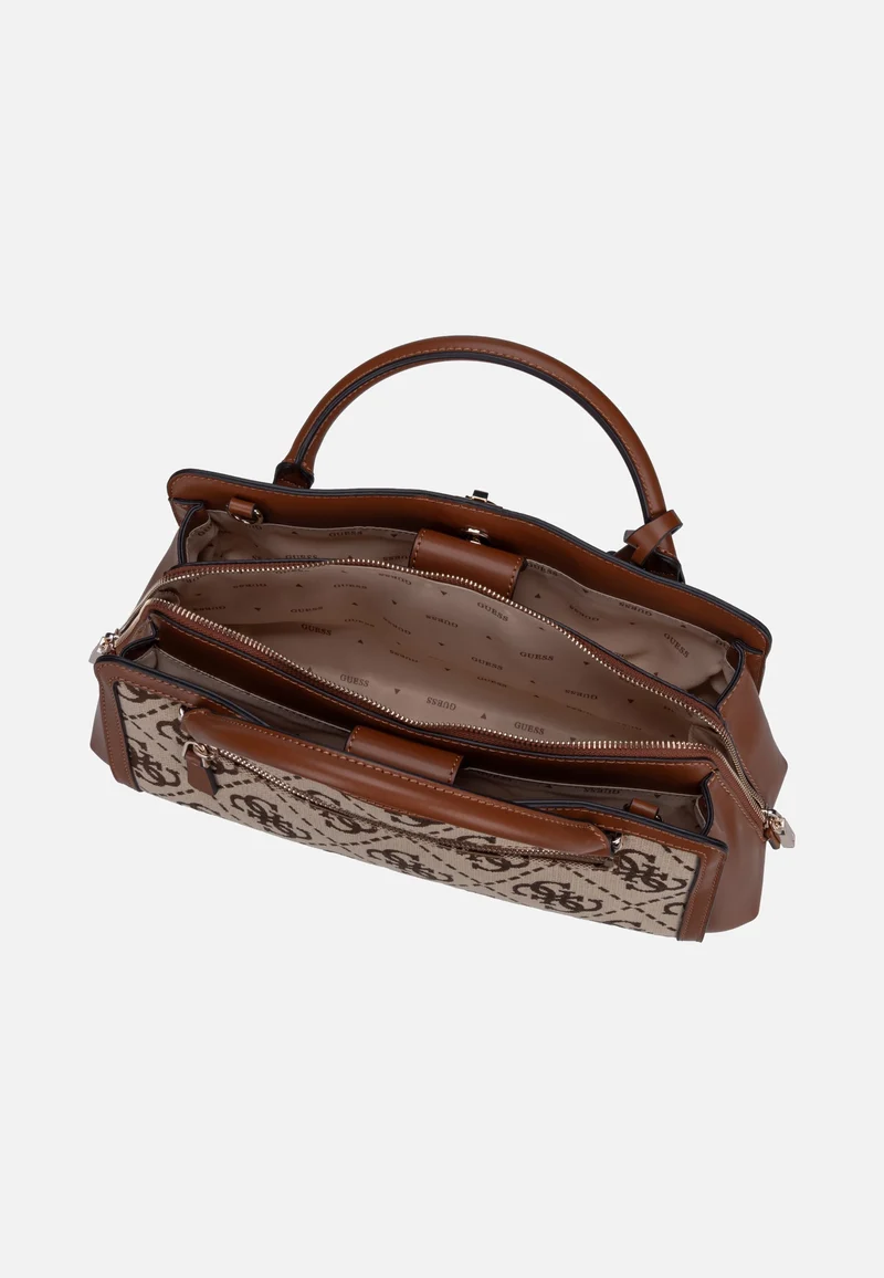 Audrey Logo Small Girlfriend 55060 Latte Logo - Henkeltasche