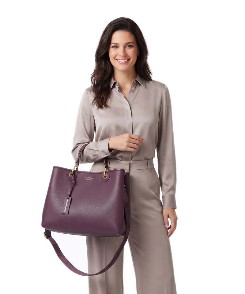 Emporio Armani My EA M Handtasche aubergine/foliage