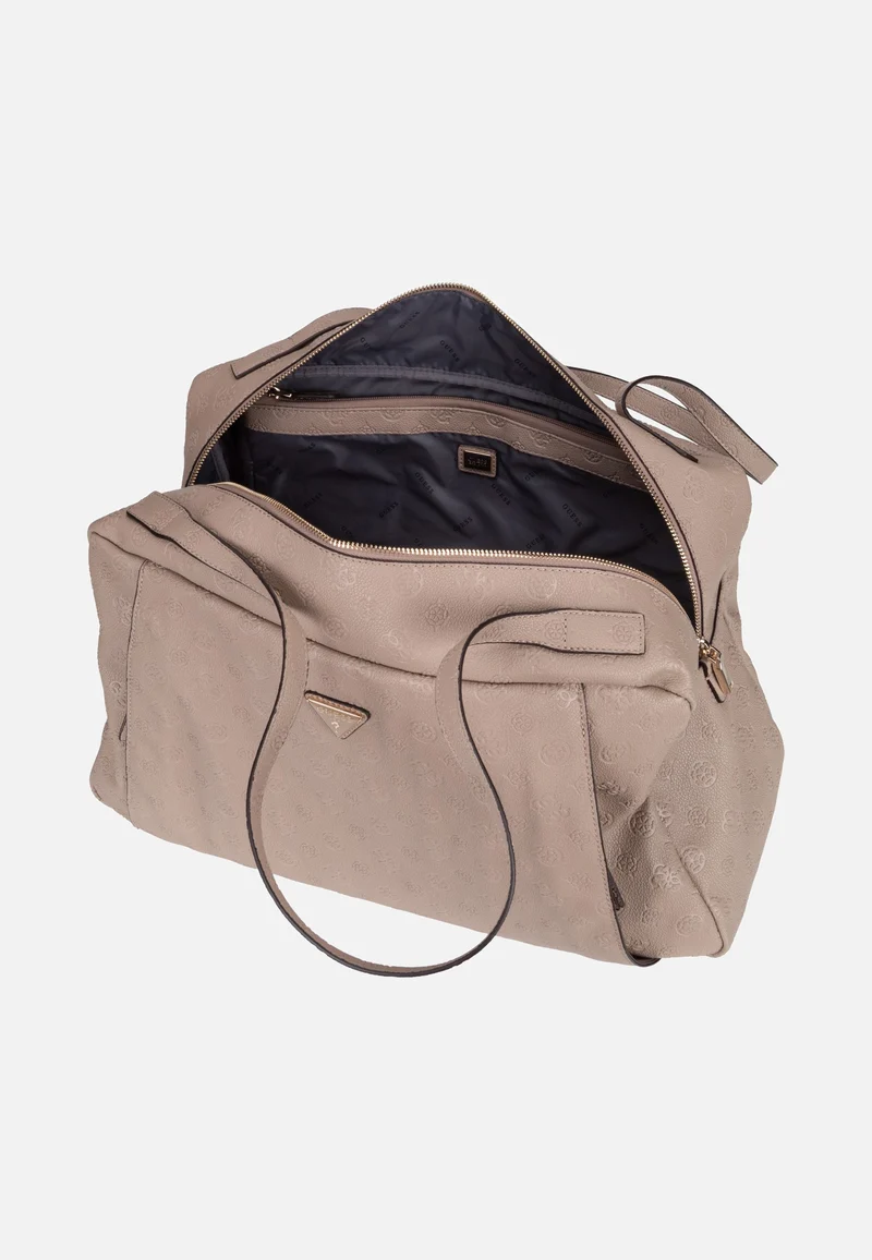 Devon 45024 Taupe Logo - Satchel