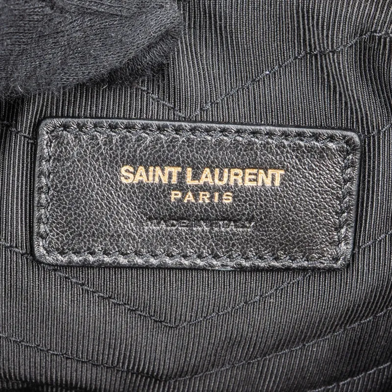 Yves Saint Laurent Yellow Leather Quilted Leather Clutch