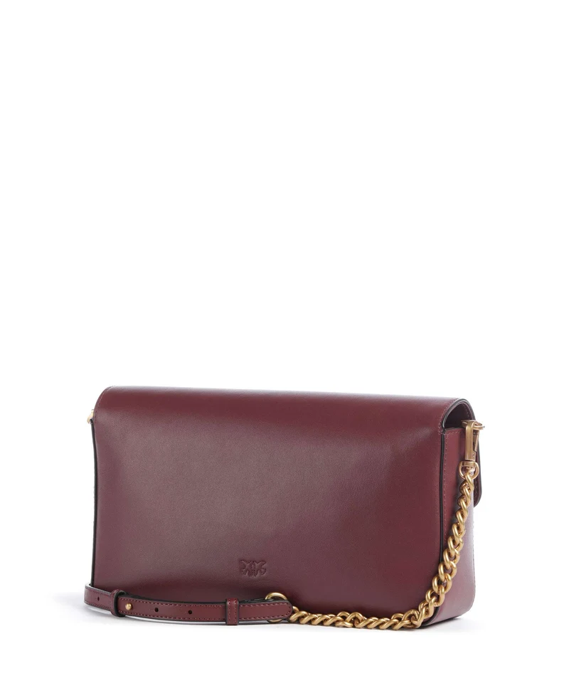 Pinko Love One Classic Slouchy Umhängetasche ribes intenso/antique gold