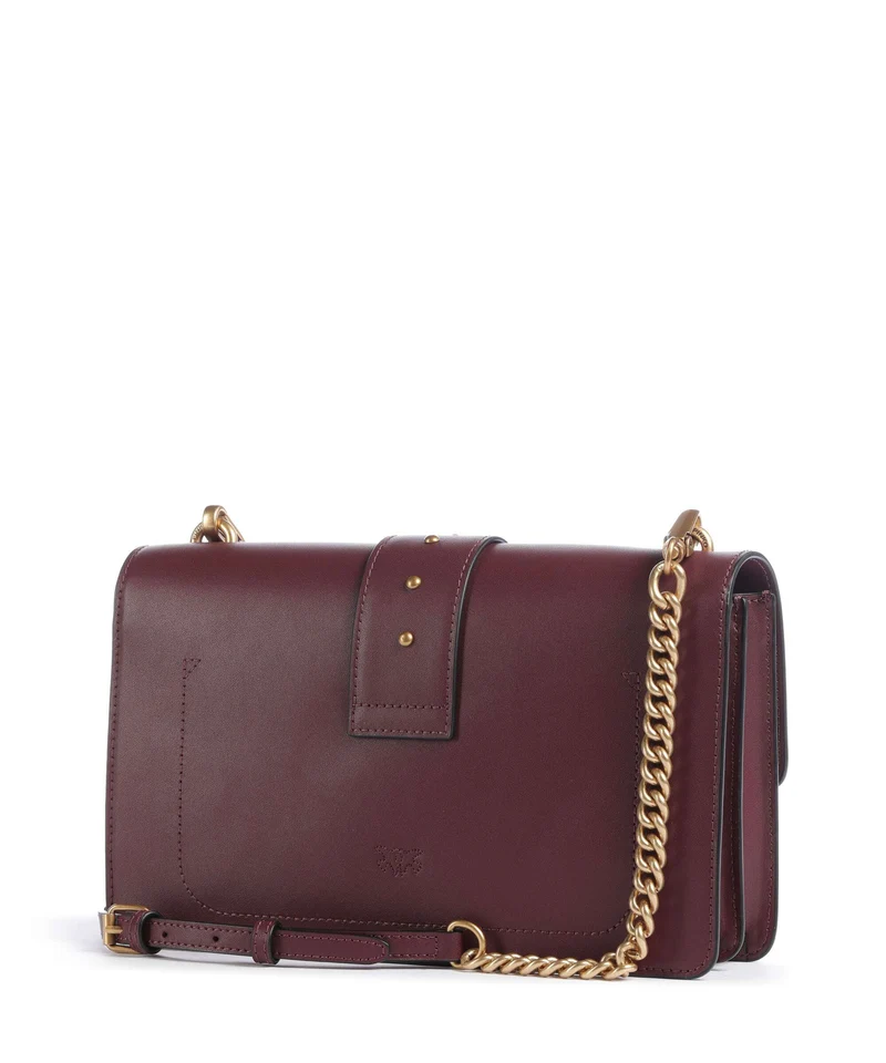 Pinko Love One Classic Umhängetasche ribes intenso/antique gold