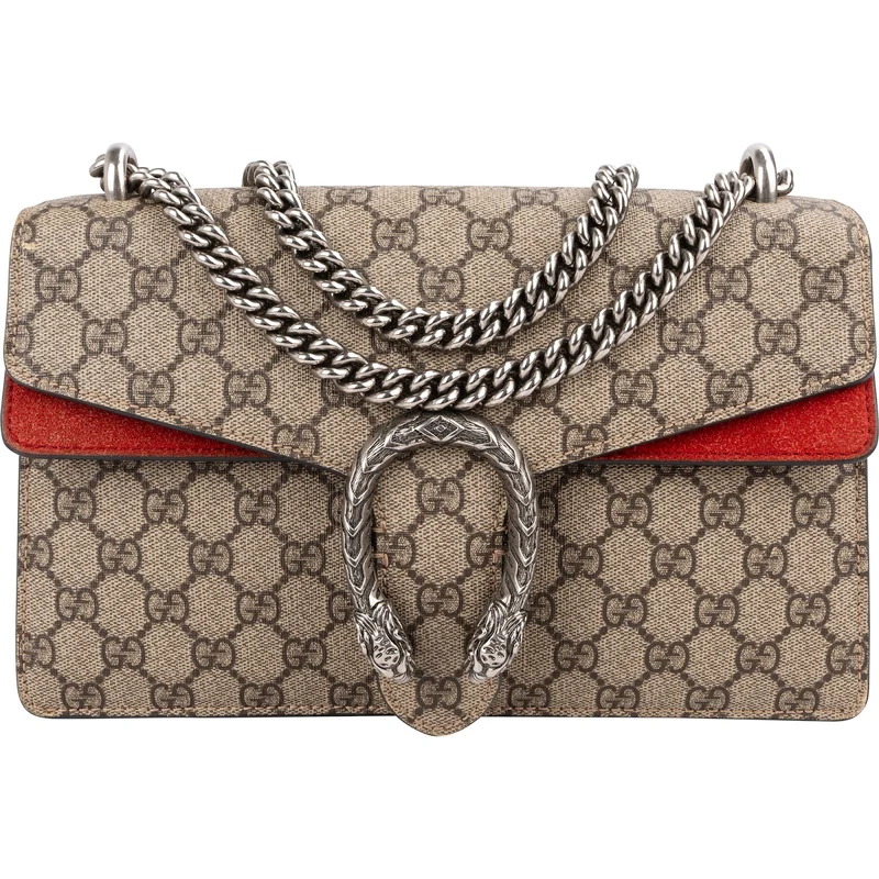 Gucci Monogram GG Supreme Canvas Dionysus Shoulder Bag