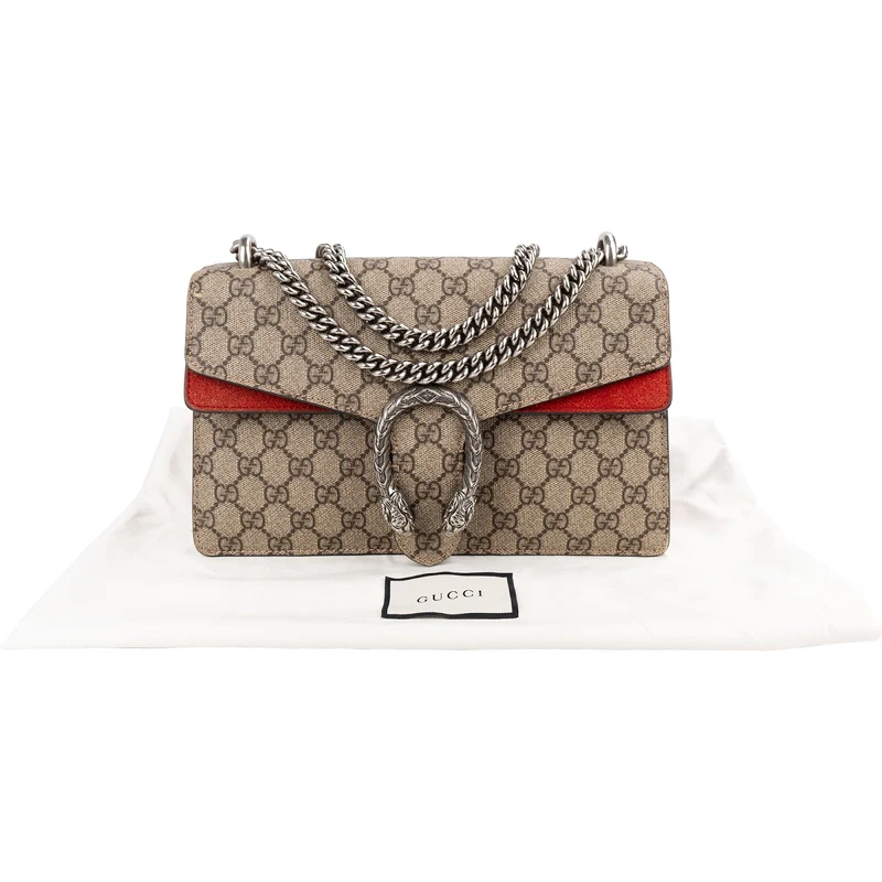 Gucci Monogram GG Supreme Canvas Dionysus Shoulder Bag