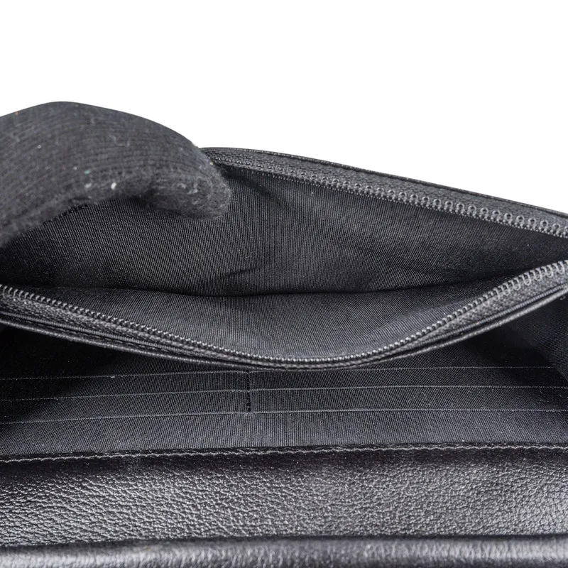 Chanel Chic Leather Camellia Wallet On Chain Crossbody Bag