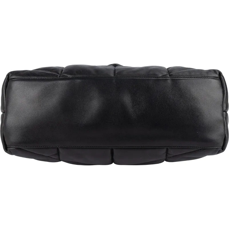 Saint Laurent Quilted Lambskin Medium Puffer Crossbody Bag