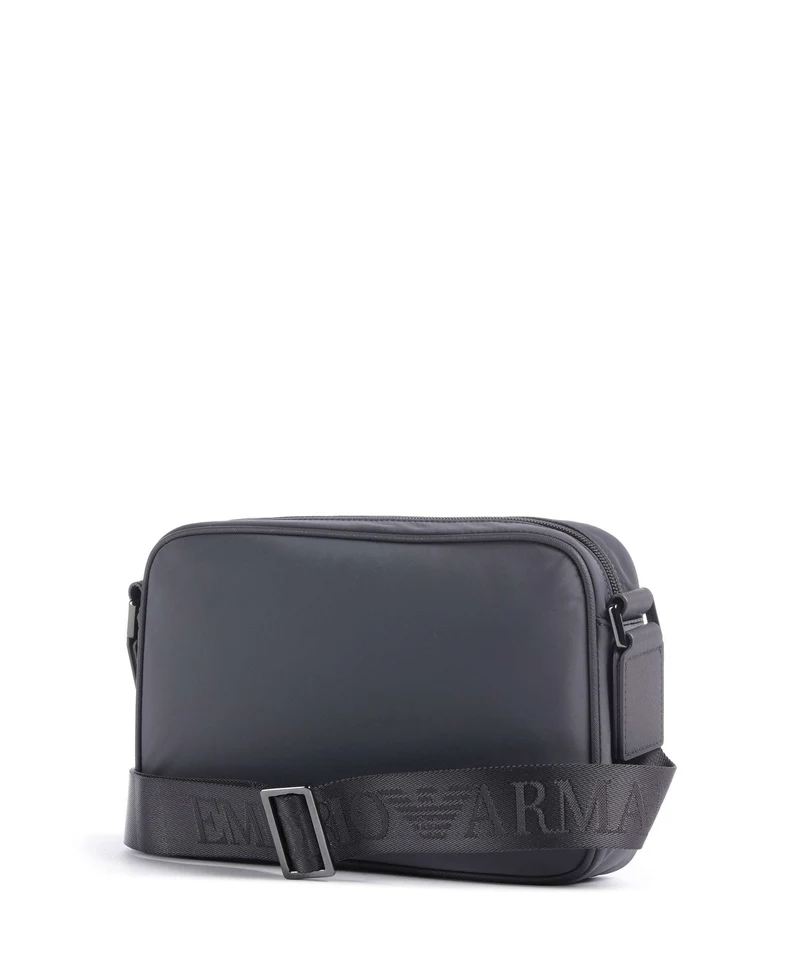 Emporio Armani Nylon Recycled Umhängetasche grey