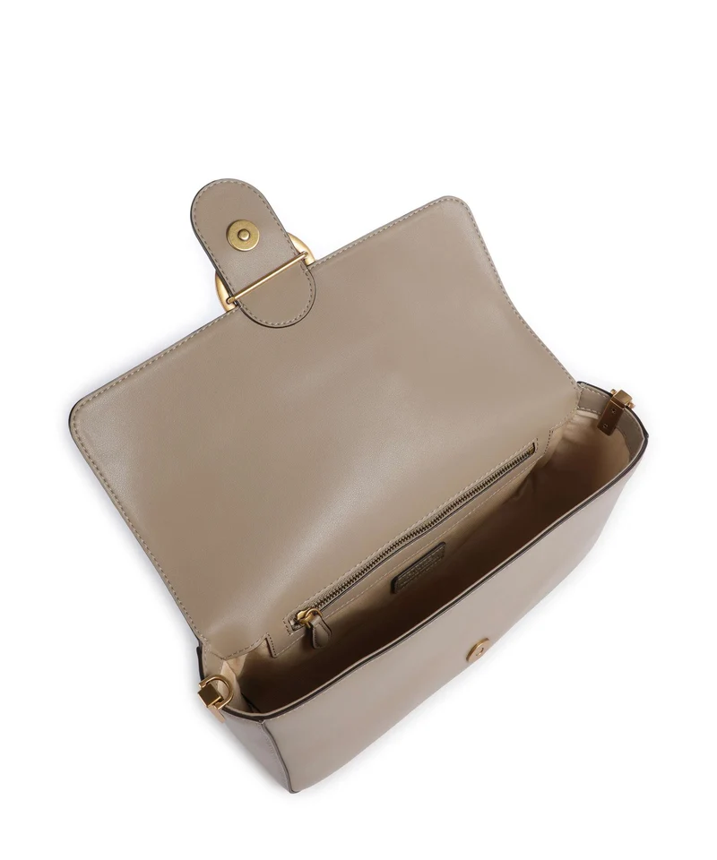 Pinko Love One Classic Slouchy Umhängetasche grigio talpa/antique gold