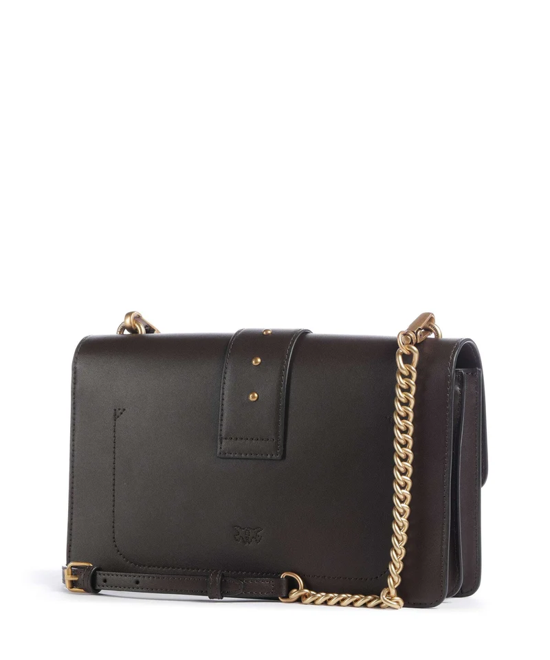 Pinko Love One Classic Umhängetasche marrone marasca/antique gold