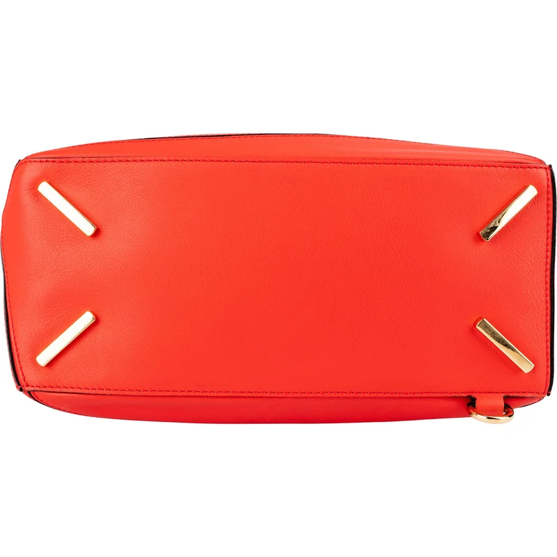 Loewe Red Grained Calfskin Puzzle Handbag