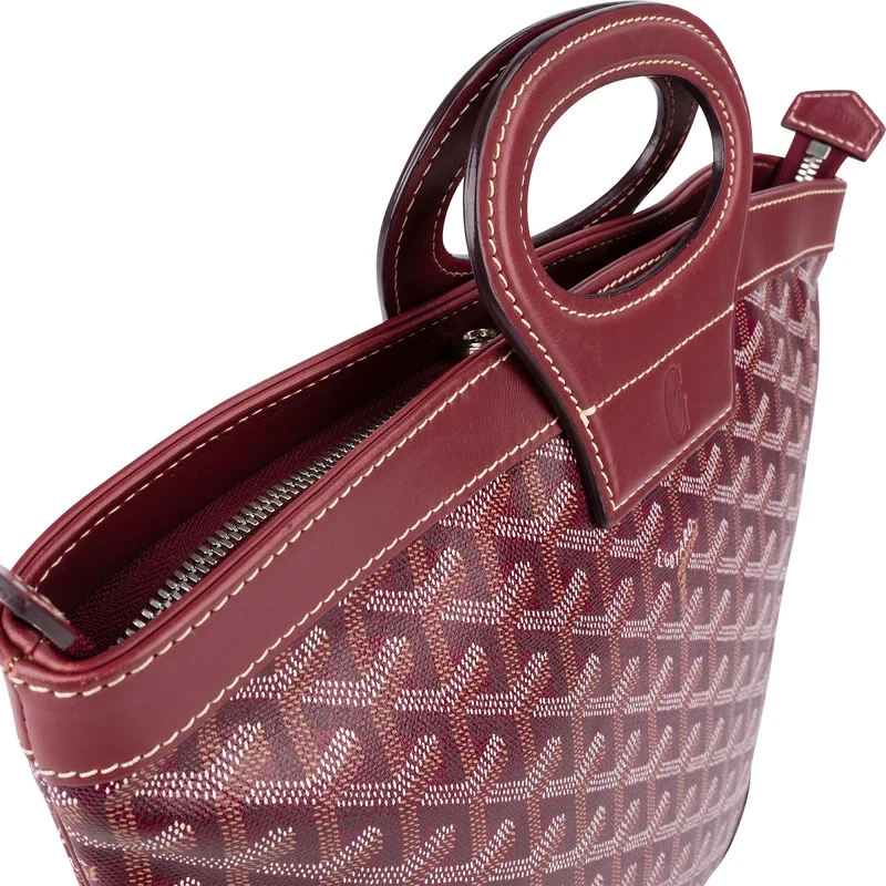 Goyard Goyardine Monogram Béluga PM Handbag