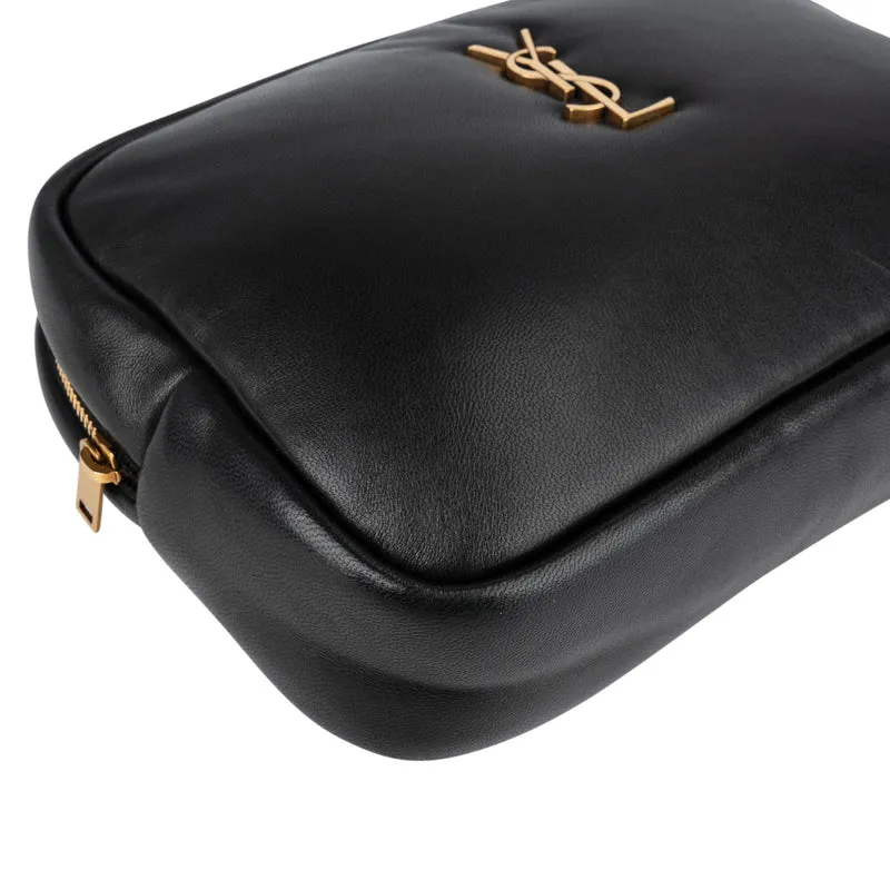 Yves Saint Laurent Soft Calfskin Leather Pouch Bag