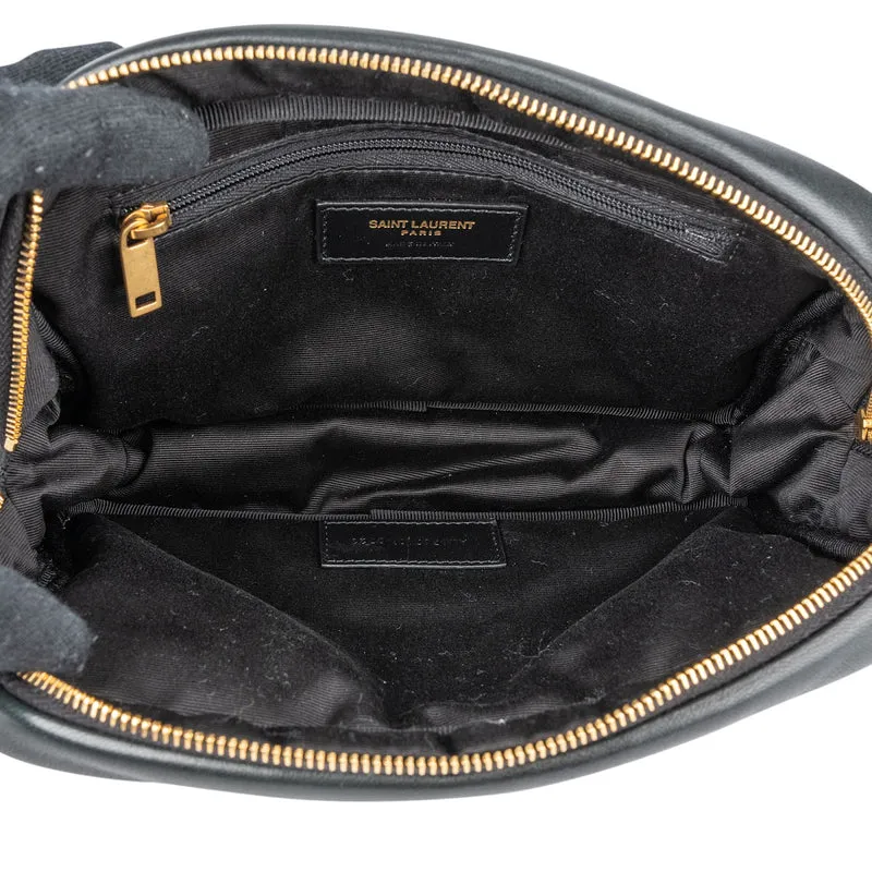 Yves Saint Laurent Soft Calfskin Leather Pouch Bag