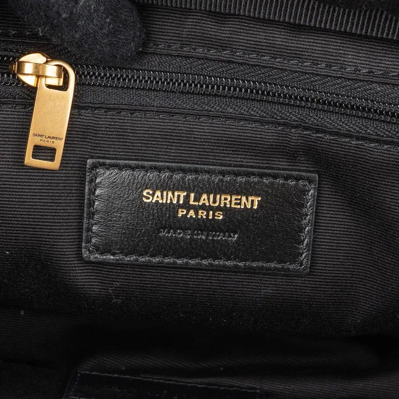Yves Saint Laurent Soft Calfskin Leather Pouch Bag