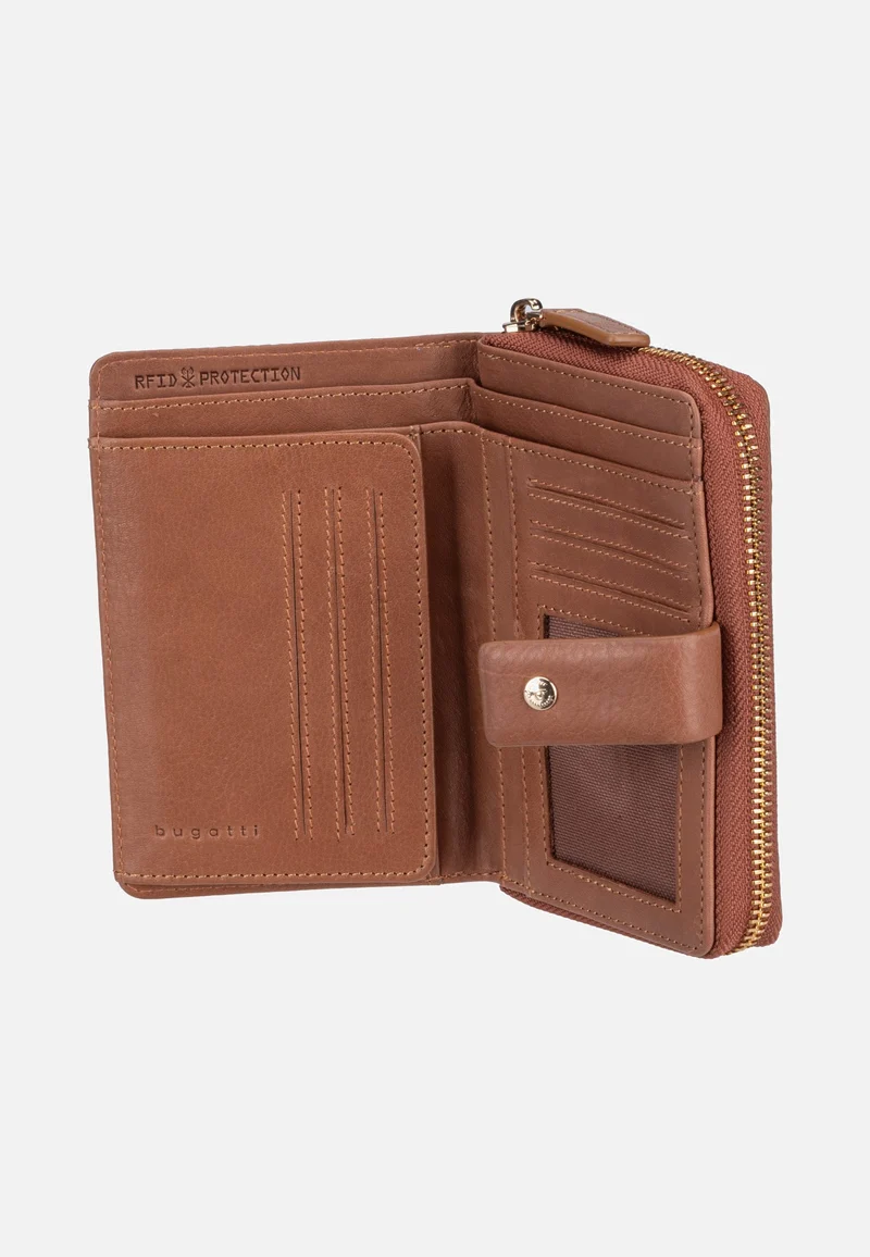 Noemi Ladies Zip Wallet M Cognac - Portemonnaie