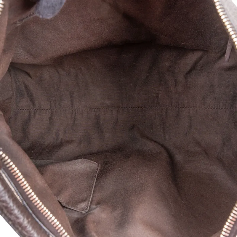 Gucci Monogram GG Patent Canvas Abbey Hobo Shoulder Bag