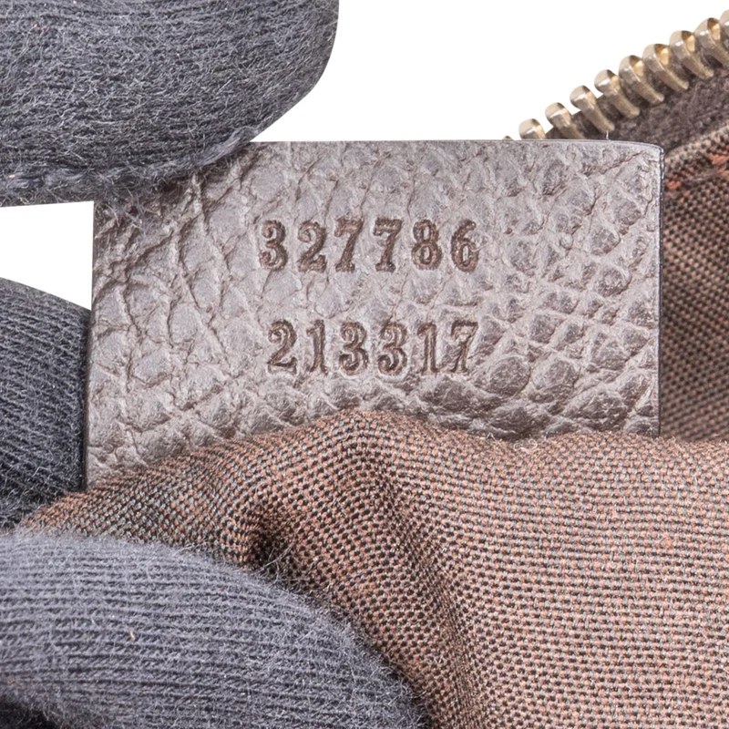 Gucci Monogram GG Patent Canvas Abbey Hobo Shoulder Bag