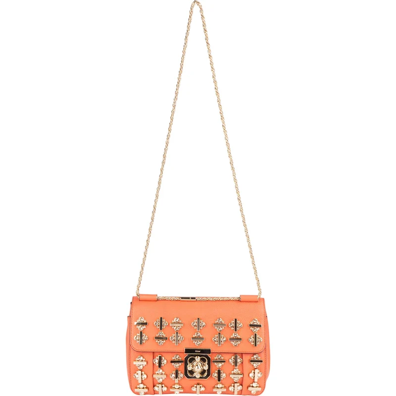 Chloé Embellished Leather Porte Epaule Swarovski Shoulder Crossbody Bag