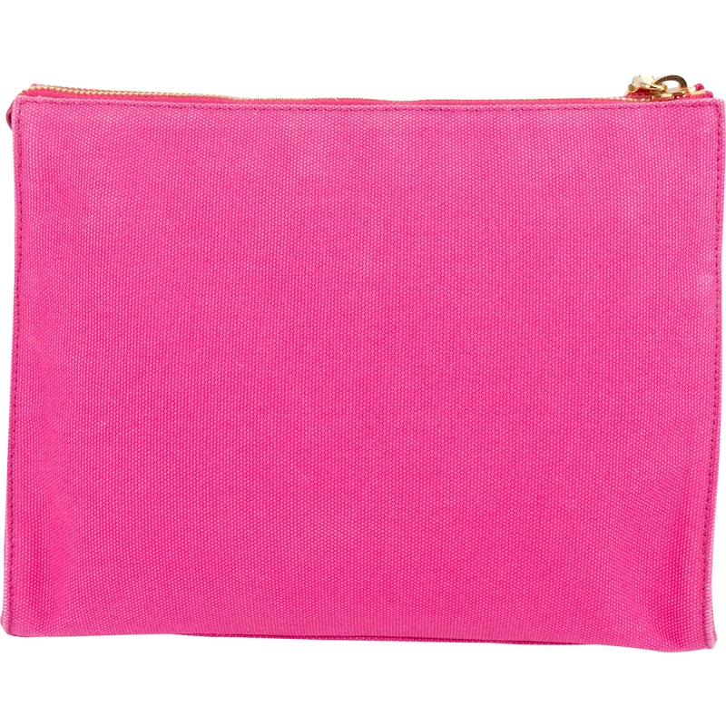 Prada Canapa Cotton Triangle Pouch Bag