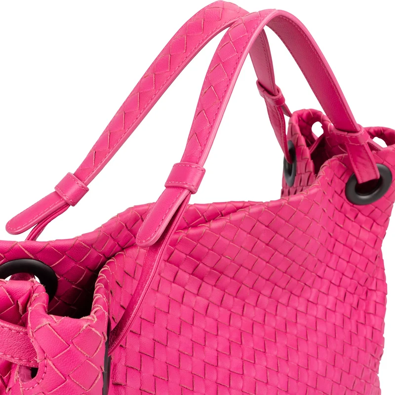 Bottega Veneta Intrecciato Nappa Leather Cesta Handbag